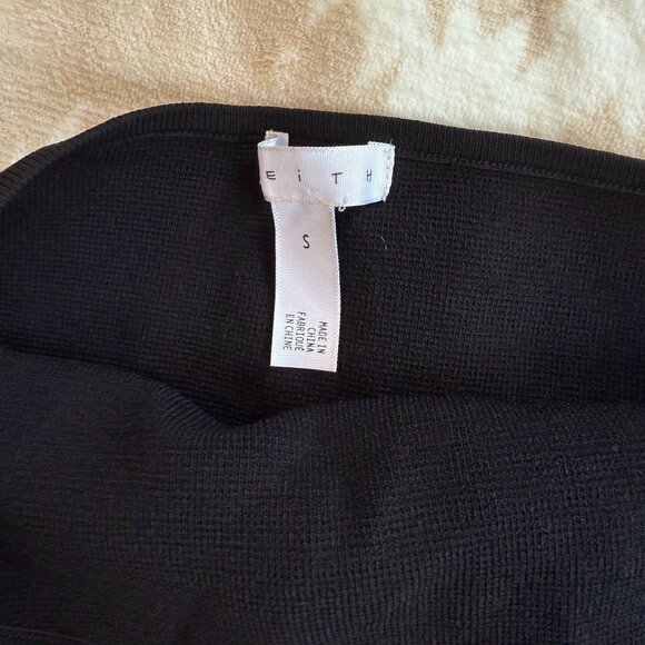 Leith Ruffle Tube Top Sweater - Picture 4 of 5